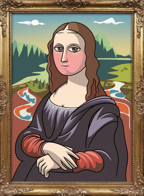 Elementary Man, the hero of our short detective stories for children, discovers that the masterpieces are fakes