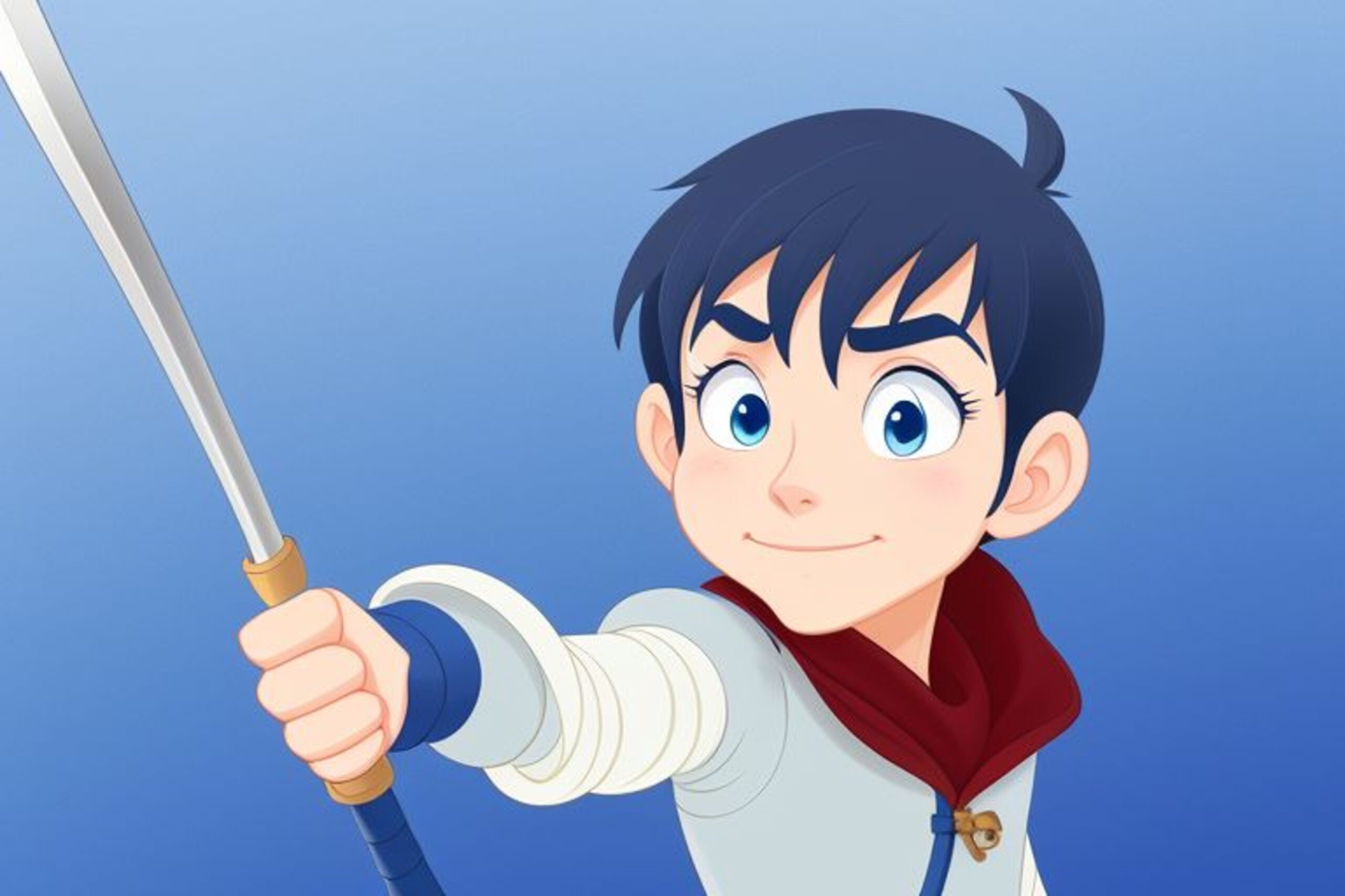 Finn the fencer's game was not on point but Elementary Man was able to fix it