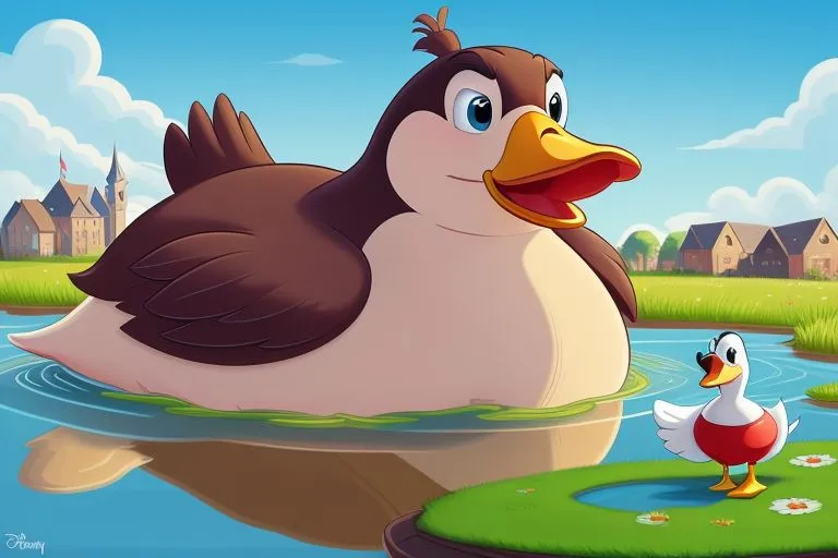Elementary Man, the hero of our short detective stories for children, was able to get the Gigantic duck sold to a regular duck